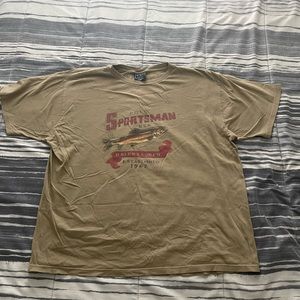 POLO SPORT Ralph Lauren Sportsman USA Rainbow Trout Fish T-Shirt